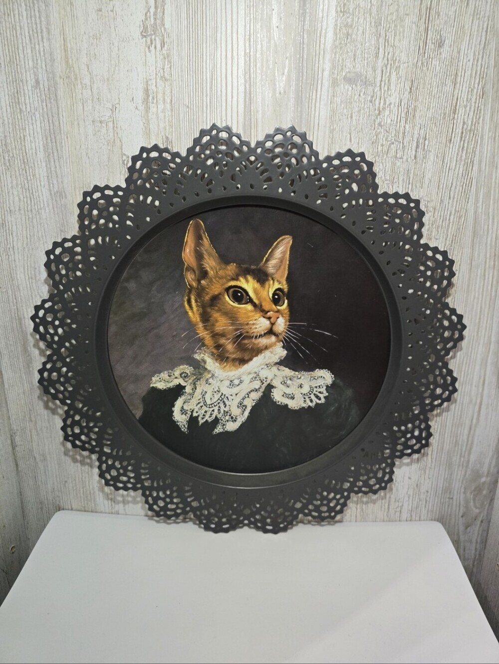 RARE Thierry Poncelet Limited IKEA Exclusive SKURAR Victorian Cat Portrait 